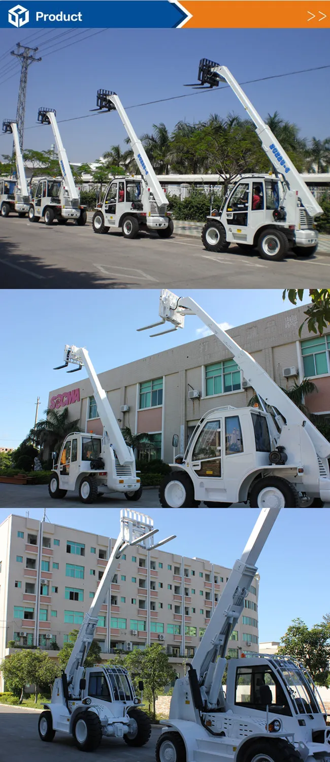 China 2.5t 4X4wd Heavy Duty Telehandler with Cummins Engine