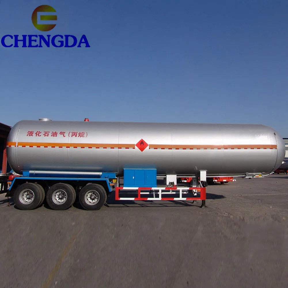 China Factory LNG Tanker Semi Trailer for Kenya Sale