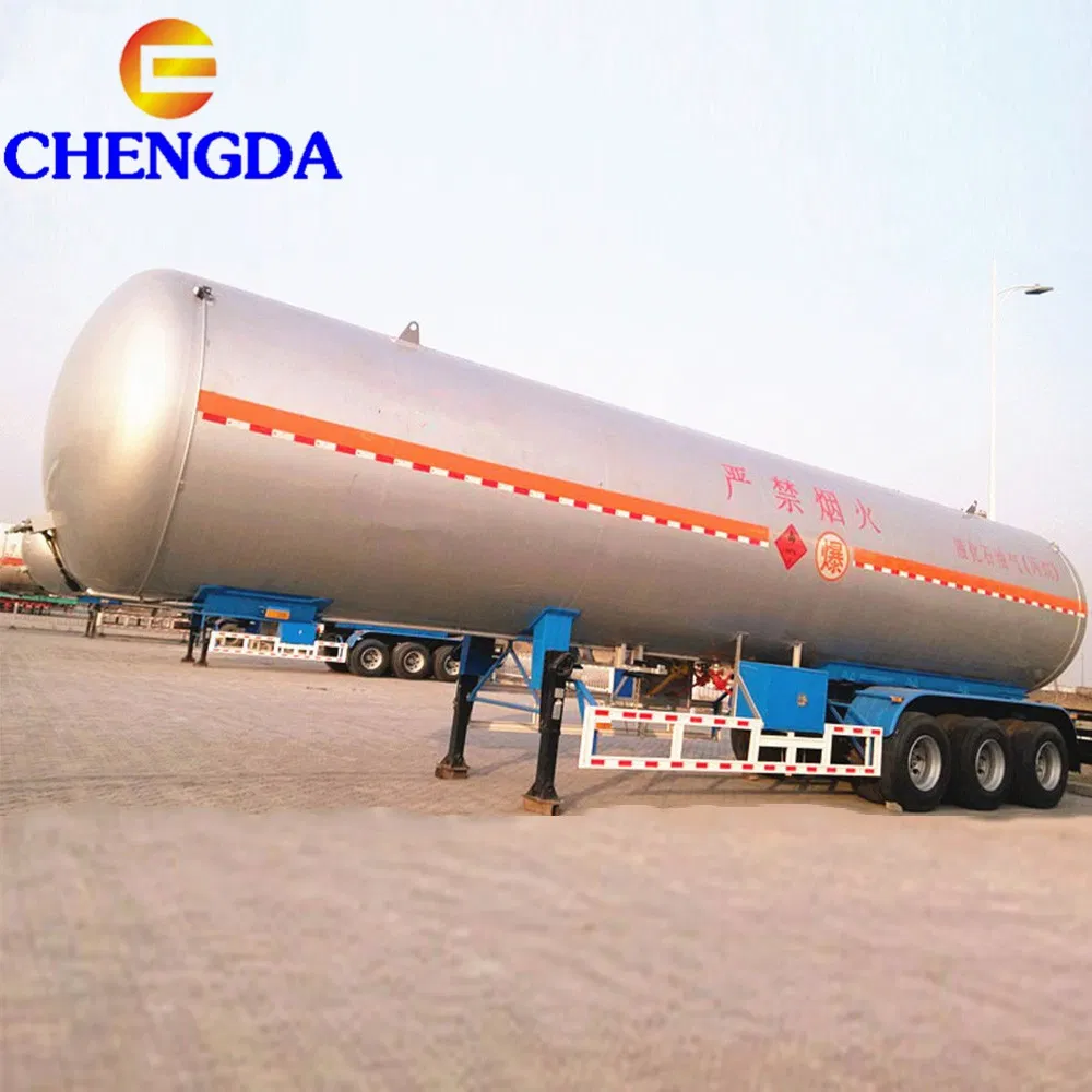 China Factory LNG Tanker Semi Trailer for Kenya Sale