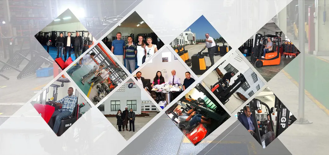China Gp Brand 4ton Four-Wheel Balance Weight Type DC Power 80V 550ah Electric Forklift Truck