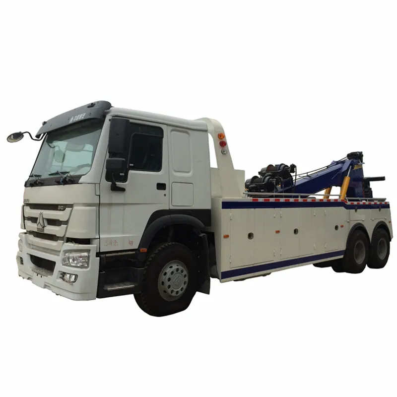 China Heavy Duty Road Towing Rotator Wreckers Truck for Sale