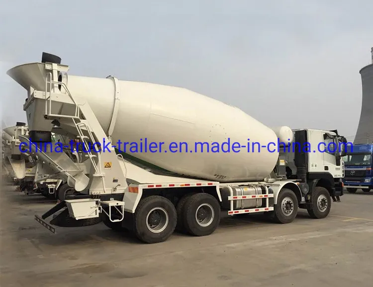 China Isuzu Chassis Qingling 14m3 460HP Cement Mixers
