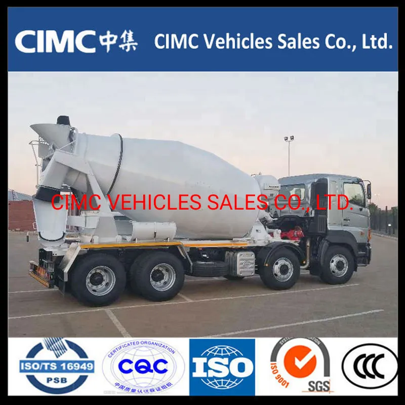 China Isuzu Vc61 8*4 460HP 14 Cubic Mini Concrete Tank Truck