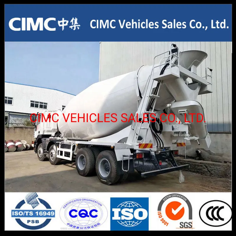 China Isuzu Vc61 8*4 460HP 14 Cubic Mini Concrete Tank Truck
