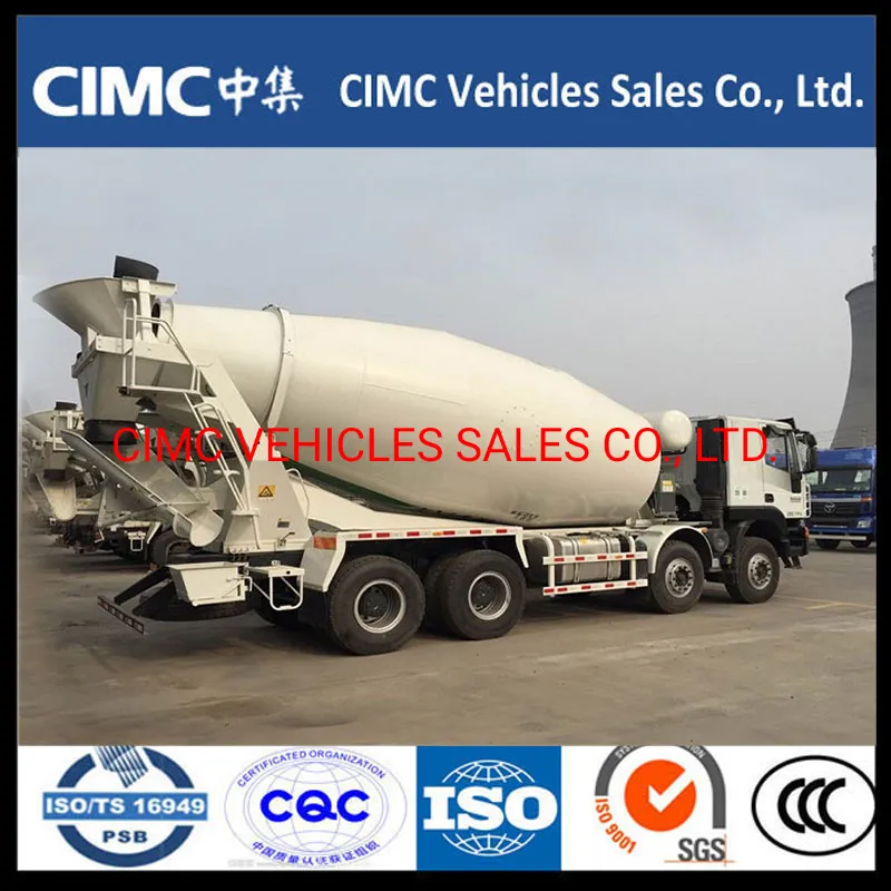 China Isuzu Vc61 8*4 460HP 14 Cubic Mini Concrete Tank Truck