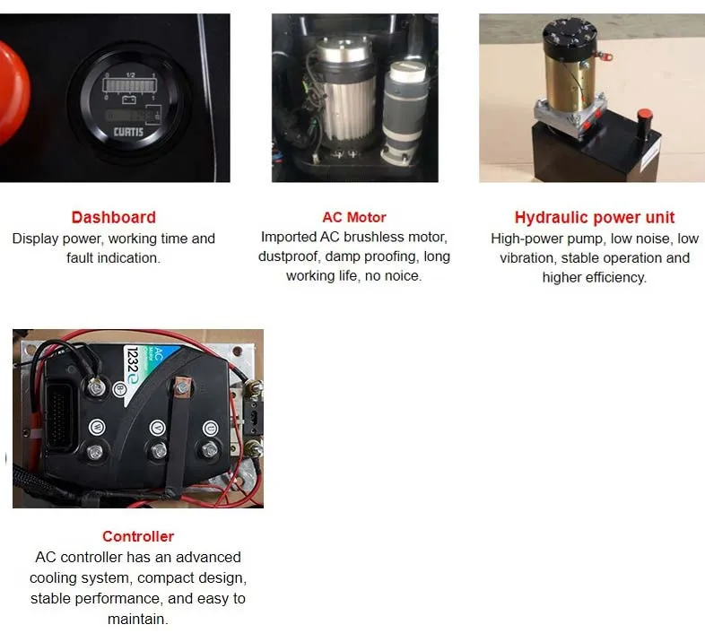 China Made Long Service Time Electric Pallet Truck with CE Certification