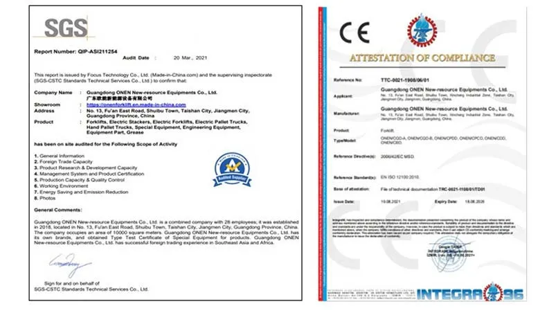 China Made Long Service Time Electric Pallet Truck with CE Certification