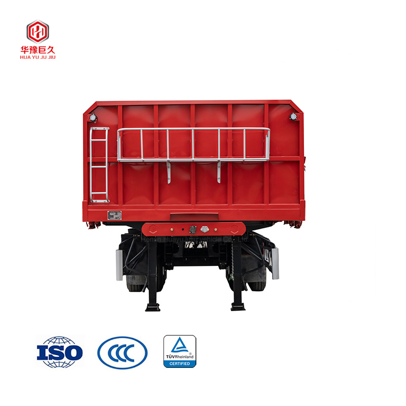 China Manufacture Rear/Side Dump Tipper Semi Truck Trailer