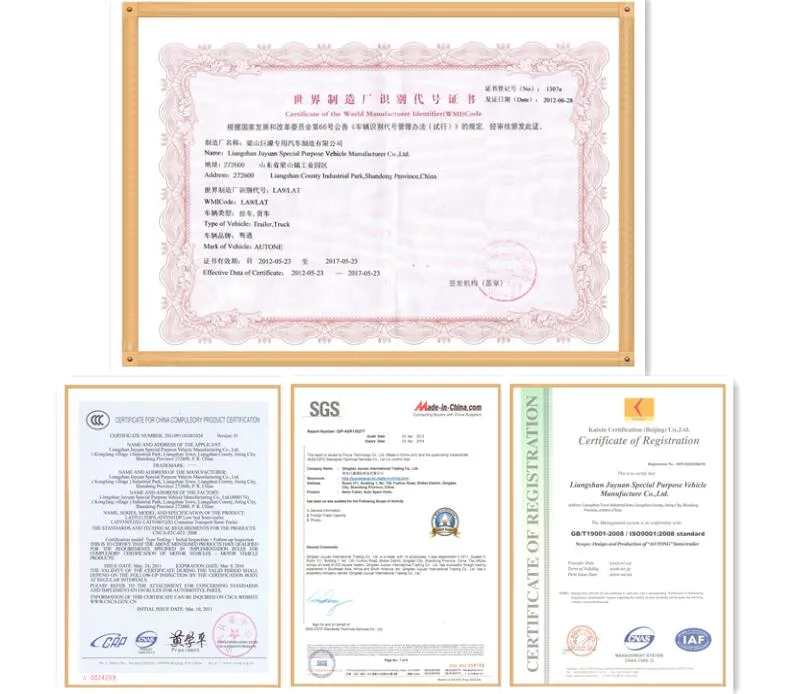 China Manufacturer 20ft/40ft Flat Bed Container Semi Trailer