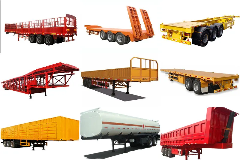 China Manufacturer 20ft/40ft Flat Bed Container Semi Trailer