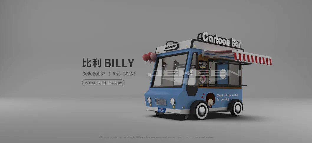 China Manufacturer Food Truck Catering Trailer Bakery Food Cart Roasted Chicken Food Trailer of Billy