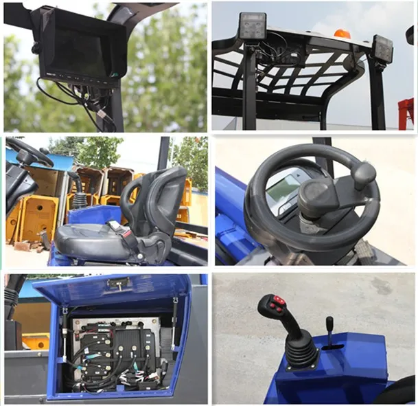 China New 3 Wheel Electr Counterweight Forklift for Sale