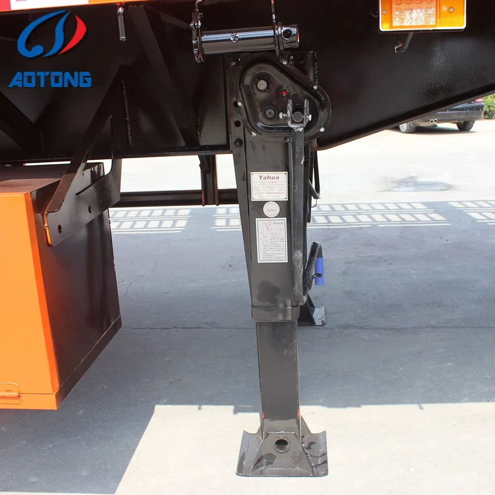 China New Brand 3 Axle Green Fence Semi Trailer