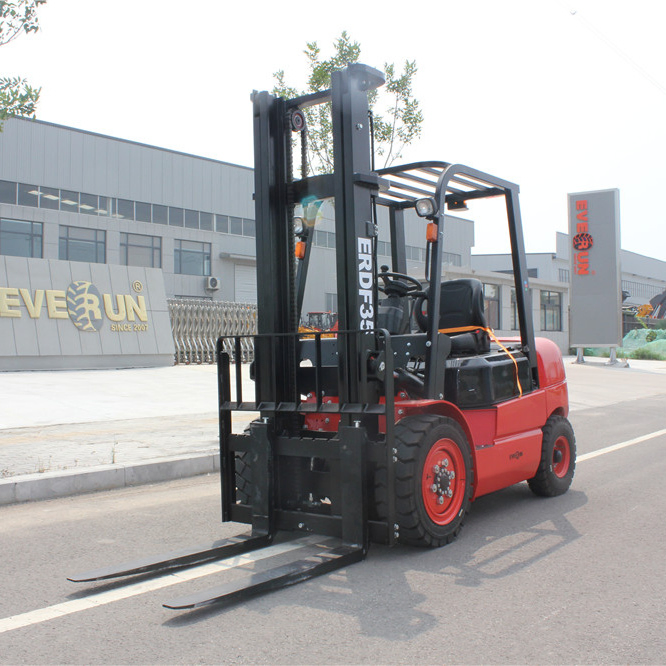 China New Design Everun ERDF35 3.5ton Agricultural Machinery Mini Front Diesel Small Manual Smart Forklift Truck with Parts