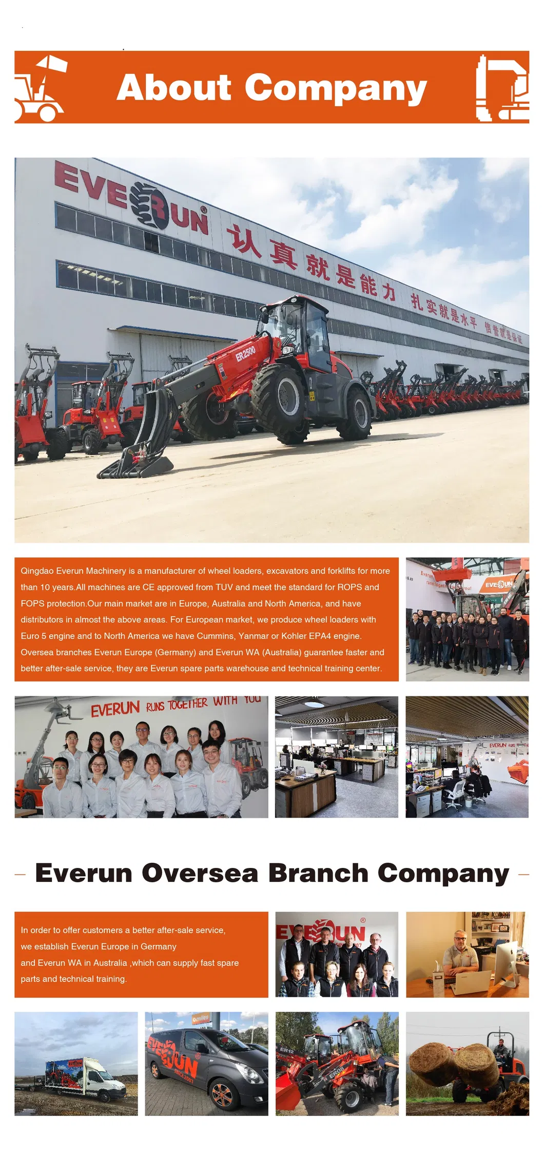 China New Design Everun ERDF35 3.5ton Agricultural Machinery Mini Front Diesel Small Manual Smart Forklift Truck with Parts