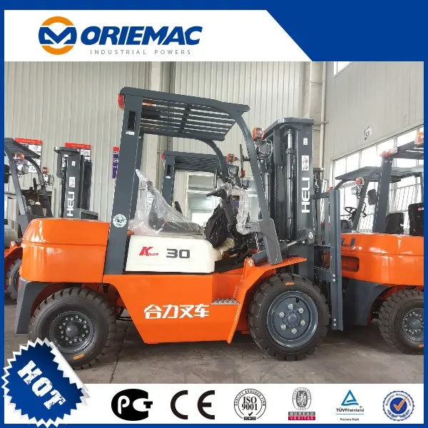Chinese Heli Logistic Machinery Brand New Cheap 3 Ton Mini Diesel Forklift Cpcd30