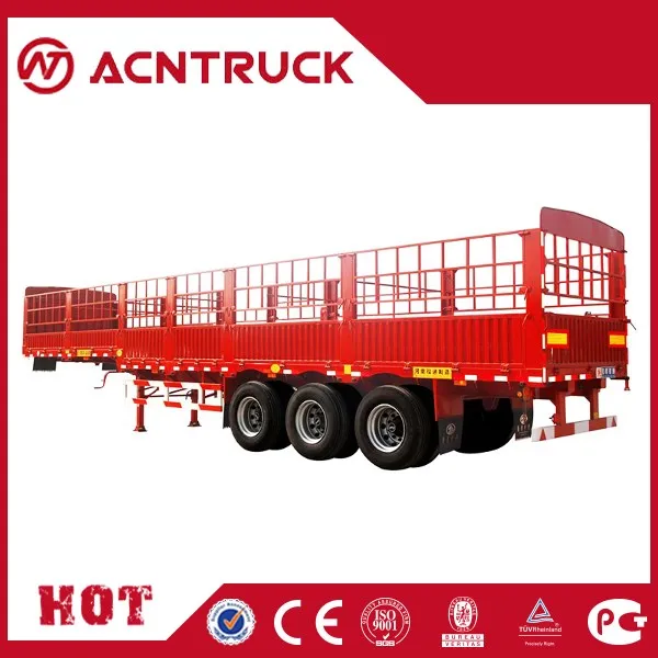 Cimc 12m Flat Platform Low-Bed Semi Trailers