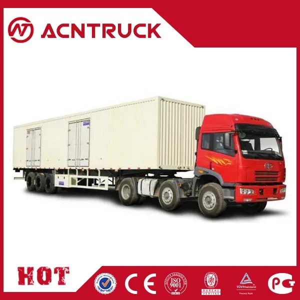 Cimc 12m Flat Platform Low-Bed Semi Trailers