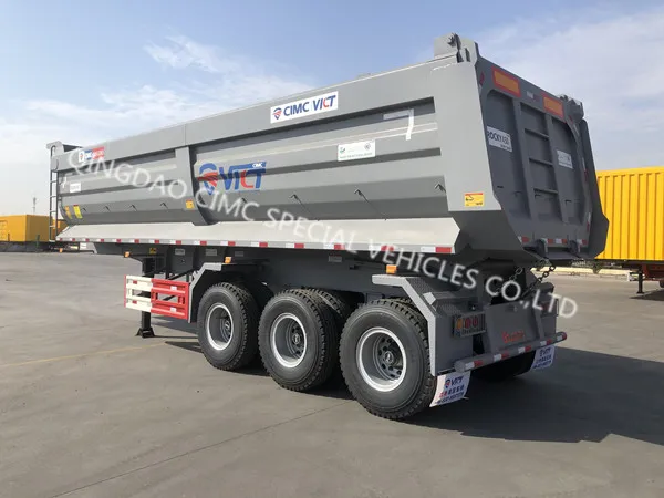 Cimc 35cbm U-Shape Tipper Dumper Truck Semi Trailer