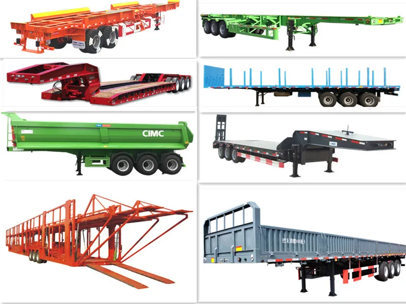 Cimc Tri-Axle Flatbed Trailer 40FT