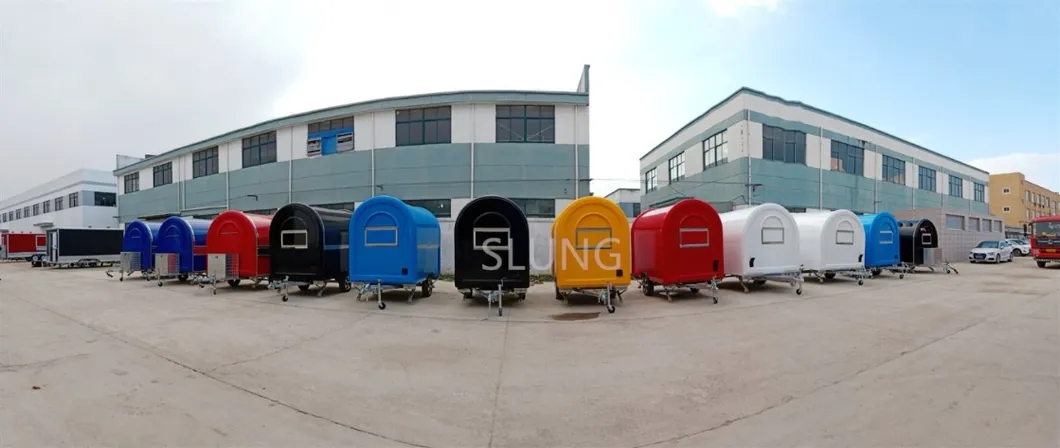 Classic Street Coffee Milk Tea Juice Drinks Trailer Cart Vending Caravan Mobile Kiosk Food Truck