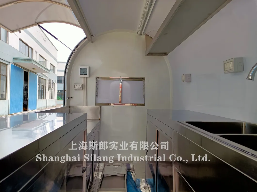 Classic Street Coffee Milk Tea Juice Drinks Trailer Cart Vending Caravan Mobile Kiosk Food Truck
