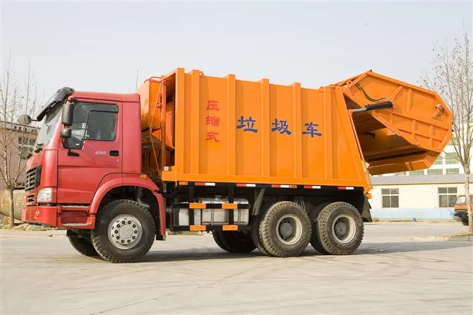Cnhtc Sino Truck HOWO 336HP 4X2 Compressed Compactor Garbage Truck