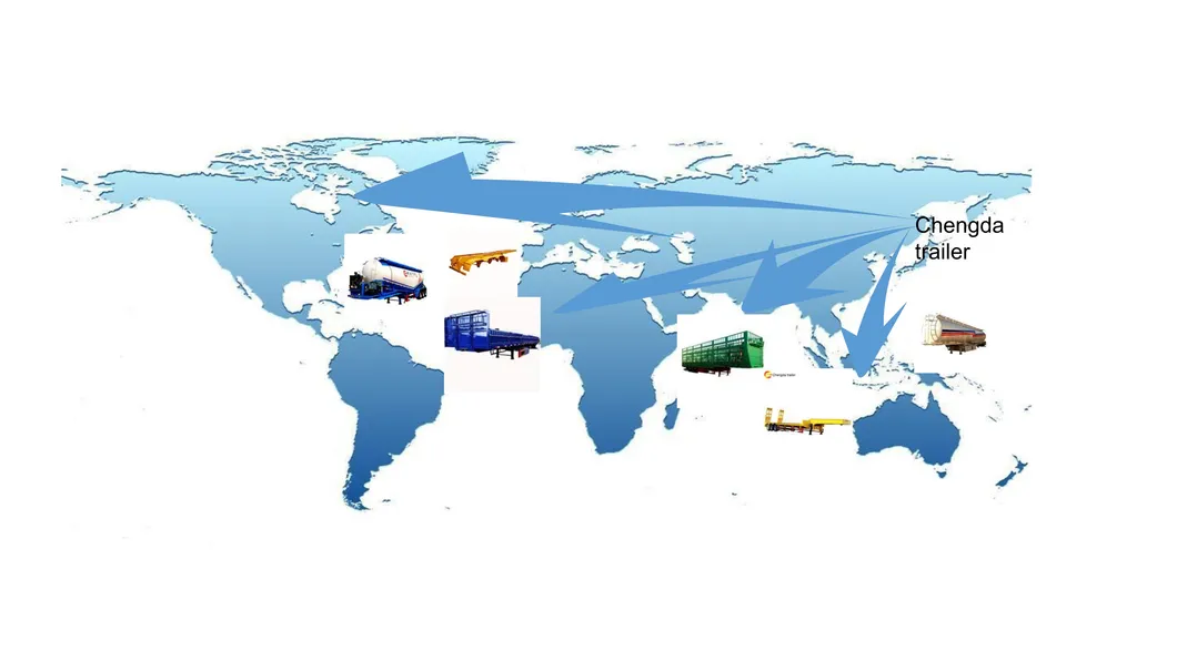 Complete in Specifications 20FT Skeleton Semi Trailer for Container for Sale