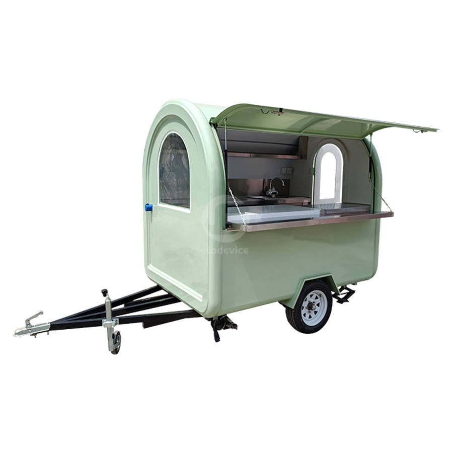 Concession Fast Food Cart Coffee Trailer for Sale