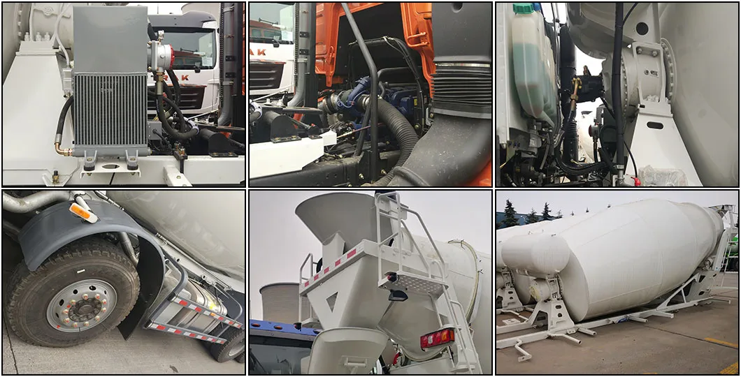 Construction Machinery 340HP 10cbm Cement Mixer Truck Concrete Mixing Truck Price