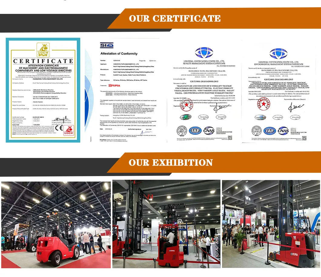 Convenient Mini 500kgs Self-Loading Electric Pallet Stacker with 1.4m 1.5m 1.6m Lift Height