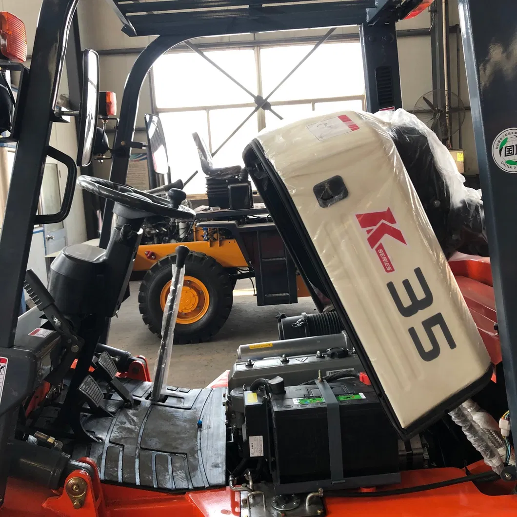 Cpcd30 Diesel Automatic Forklift 3ton with 2-Stage Mast