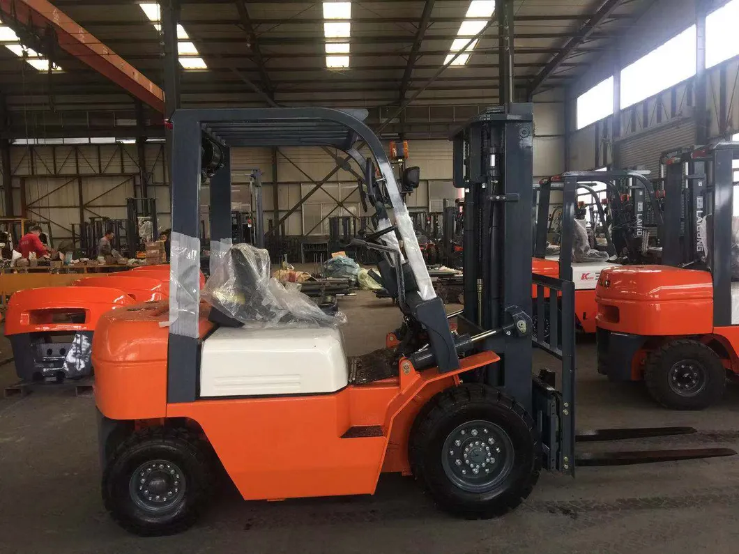 Cpcd30 Diesel Automatic Forklift 3ton with 2-Stage Mast