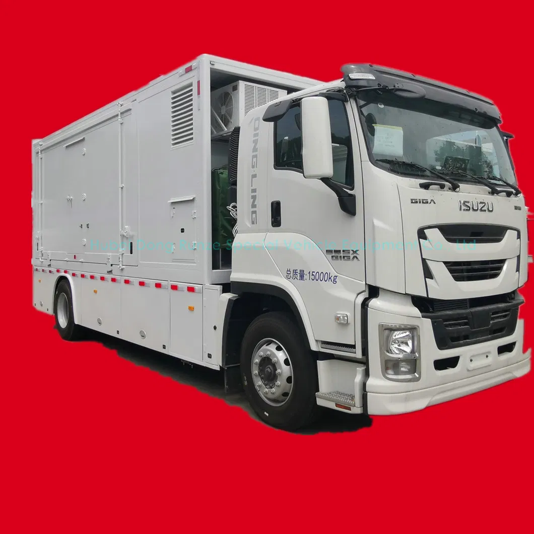 Customizing Mobile Troops Field Kitchen Outdoor Cooking Vehicle 6X4 Japan Suzugiga Chassis for Policman Catering