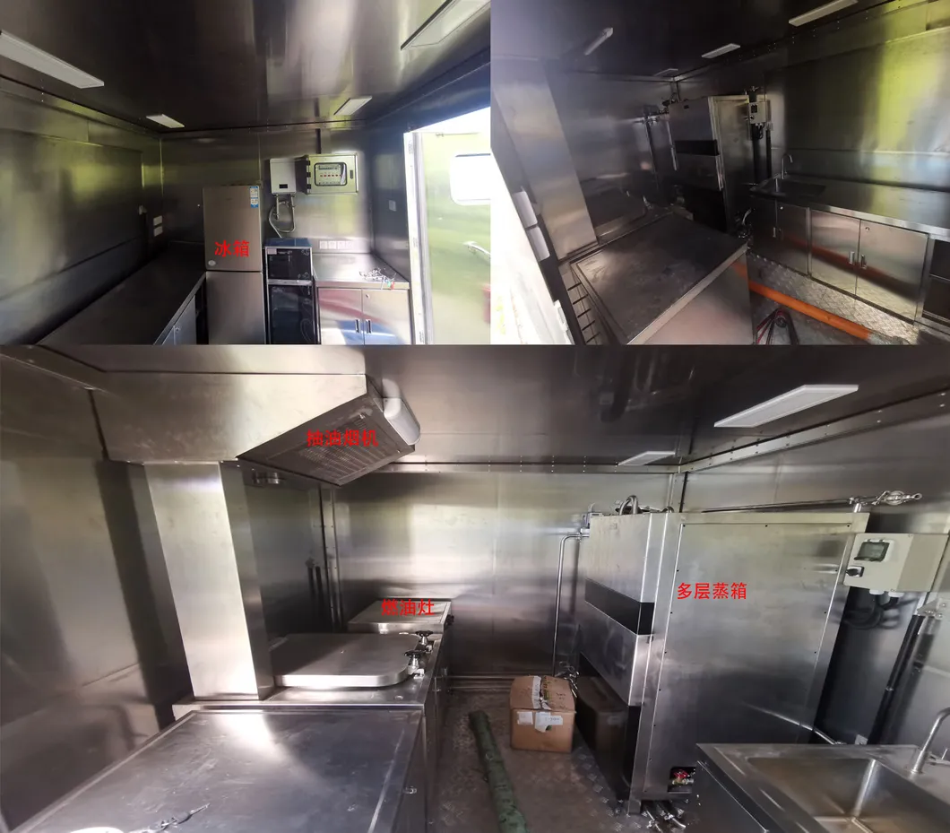 Customizing Mobile Troops Field Kitchen Outdoor Cooking Vehicle 6X4 Japan Suzugiga Chassis for Policman Catering