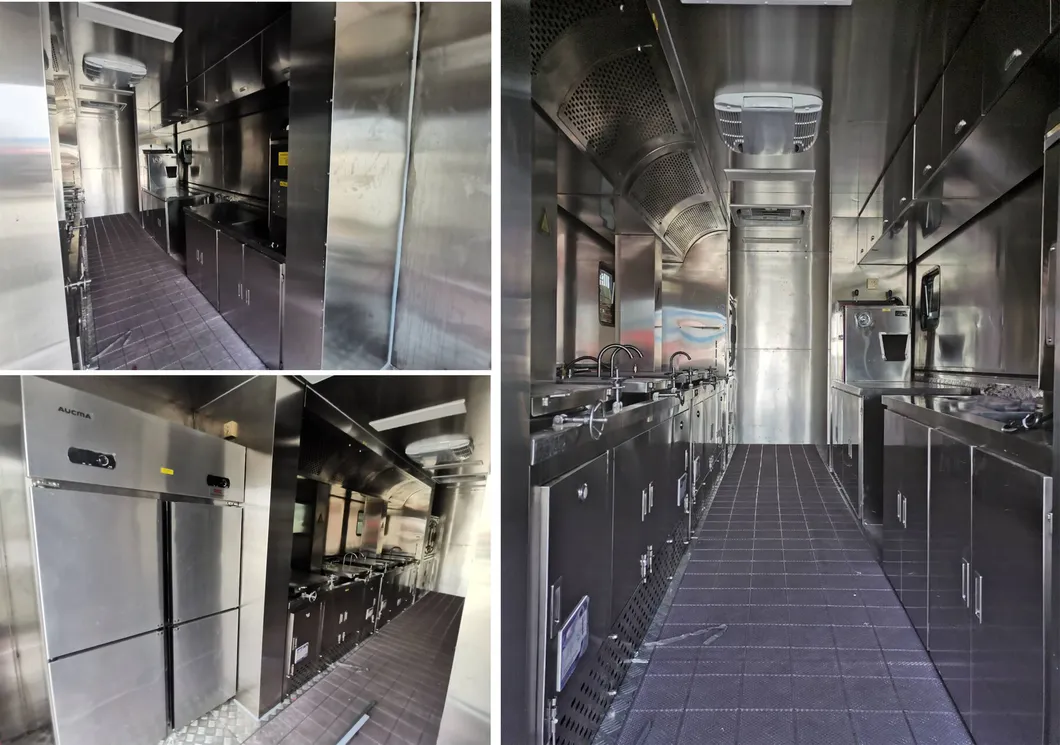 Customizing Mobile Troops Field Kitchen Outdoor Cooking Vehicle 6X4 Japan Suzugiga Chassis for Policman Catering