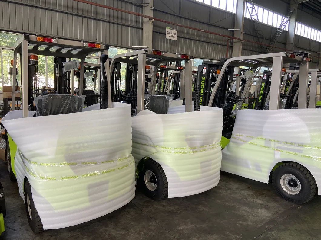 Diesel Powered Forklift with Cabin Power 3 Stage Fork Lifter 3.0ton for Sale