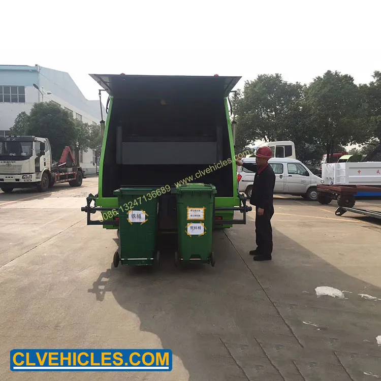 Dongfeng 190HP Waste Collection Truck 14000L Waste Compactor Truck
