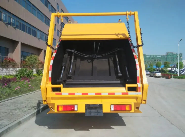Dongfeng Tianjin 18cbm 6X4 Compactor Garbage Truck Rear Loader Compression Waste Bins Garbage Truck