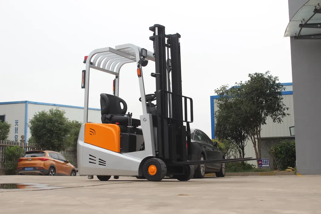 Electric Forklift Mini 3 Wheels Truck 1.5tton 1500kgs with Maintenance Free Battery Pictures & Photoselectric Forklift Mini 3 Wheels Truck 1.5tton 1500kgs Wit