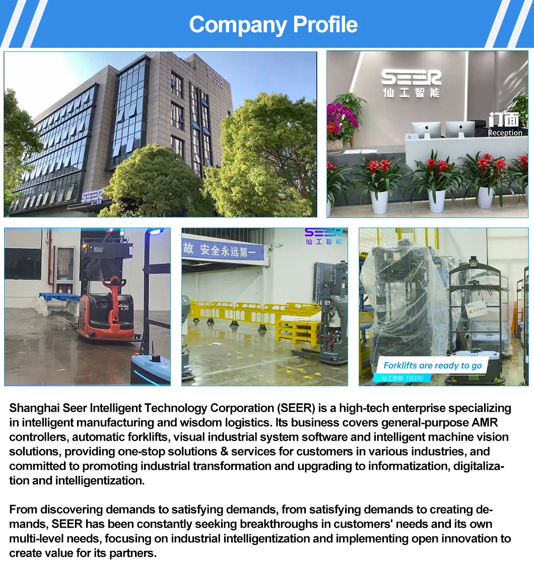 Electric > 5000mm Seer Shanghai Telescopic Forklift Stacker