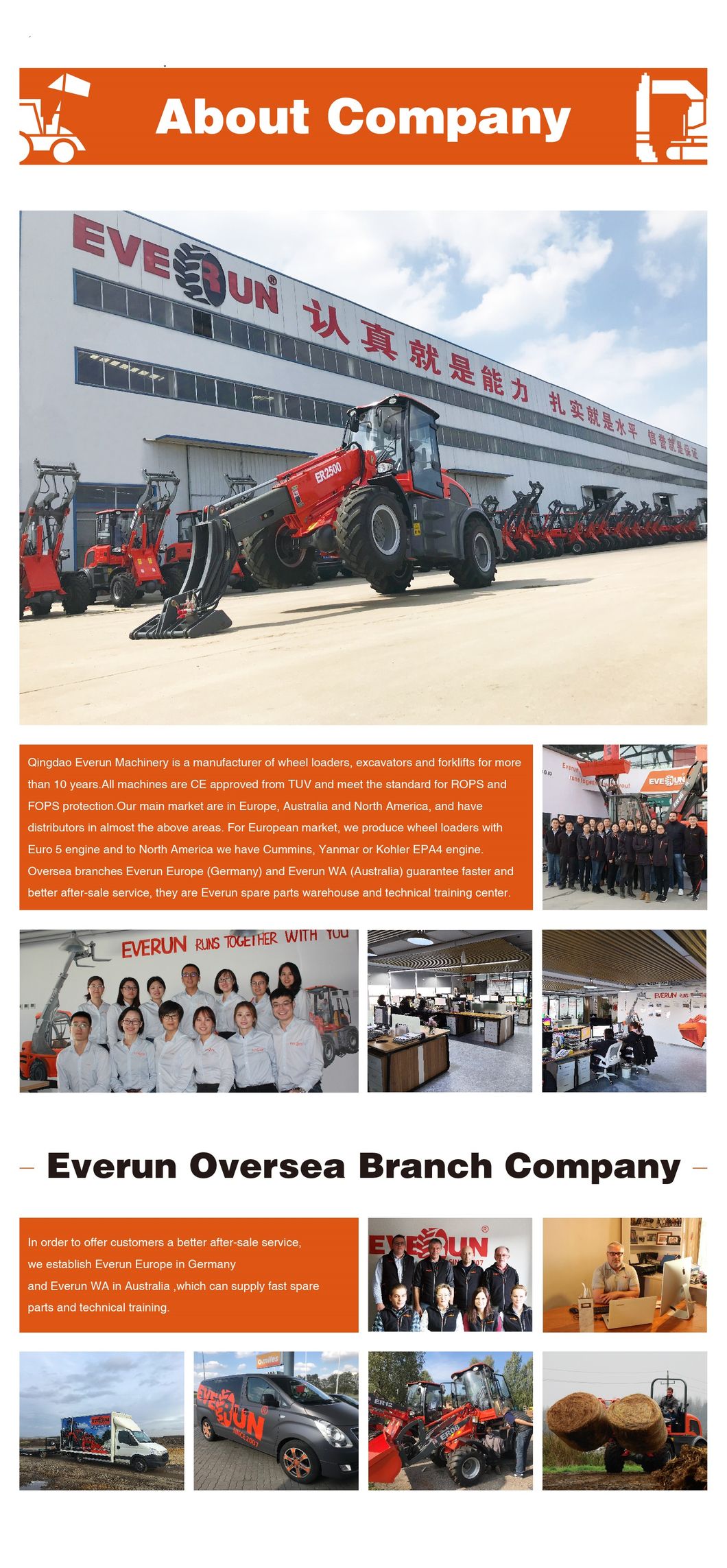 Everun Brand China Erdf35 3.5ton New Hydraulic Compct Machine for Wood Industry Mini Small Forklift