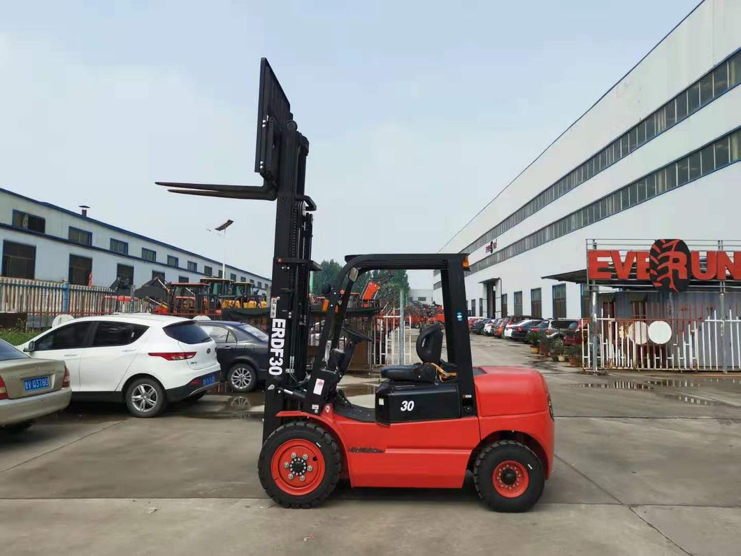 Everun China 3ton Erdf30 Portable CE Construction Telehandler Operator Work Smart Terrain Small Diesel Mini Forklift