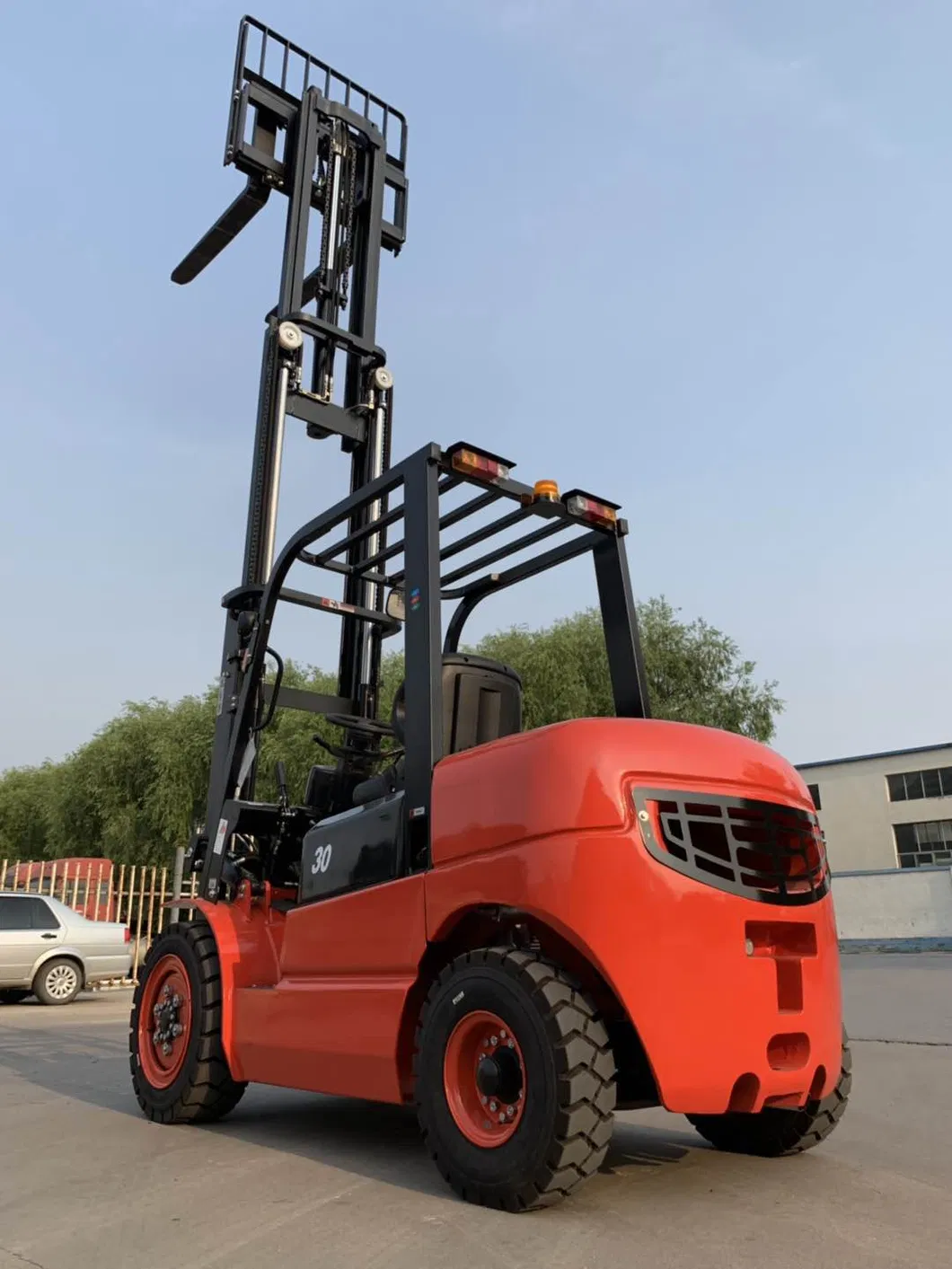 Everun Erdf30 Diesel Forklift 1ton~10ton Forklift Lifting Truck with Imported Japan Engine