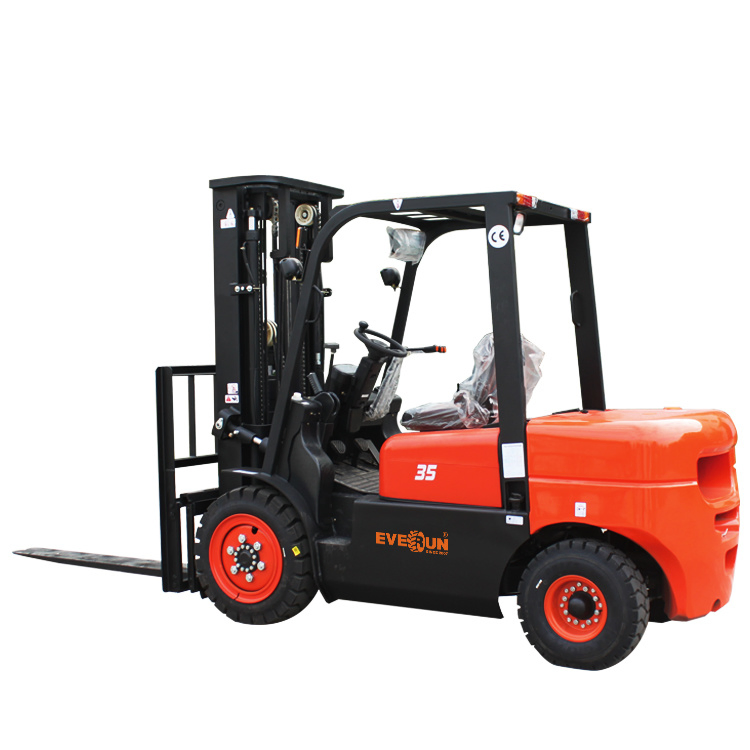 Everun Erdf35 3.5ton Wood Industry Mini Small Forkliftwith New Hydraulic Compct Machine