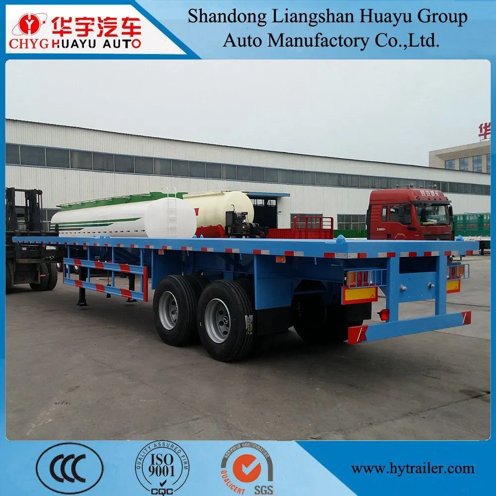 Factory Direct Sale Light Weight Low Flatbed Semi Trailer
