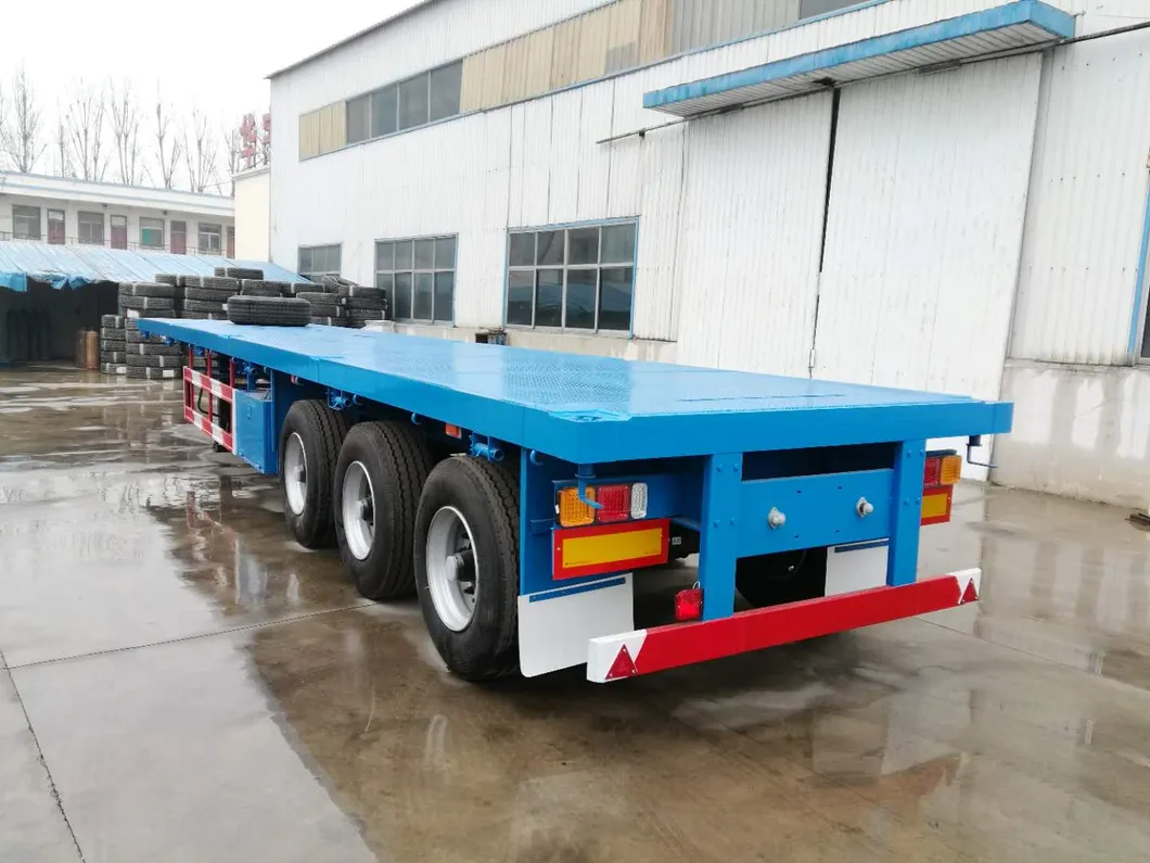 Factory Direct Sale Light Weight Low Flatbed Semi Trailer