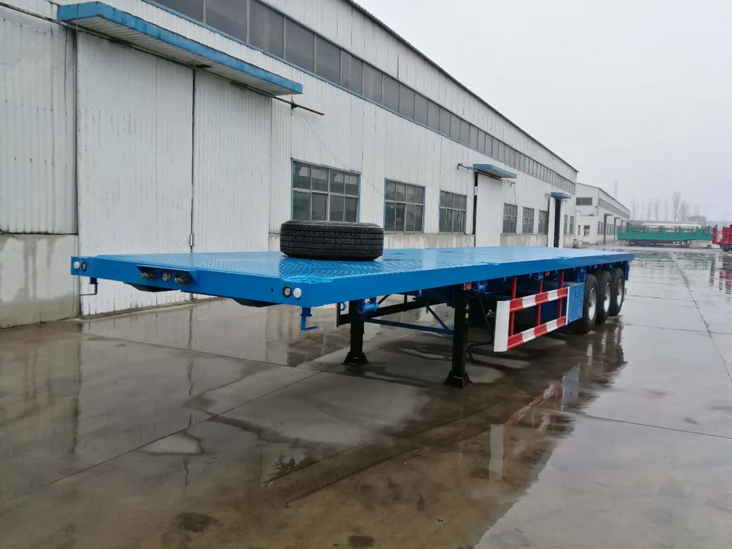 Factory Direct Sale Light Weight Low Flatbed Semi Trailer
