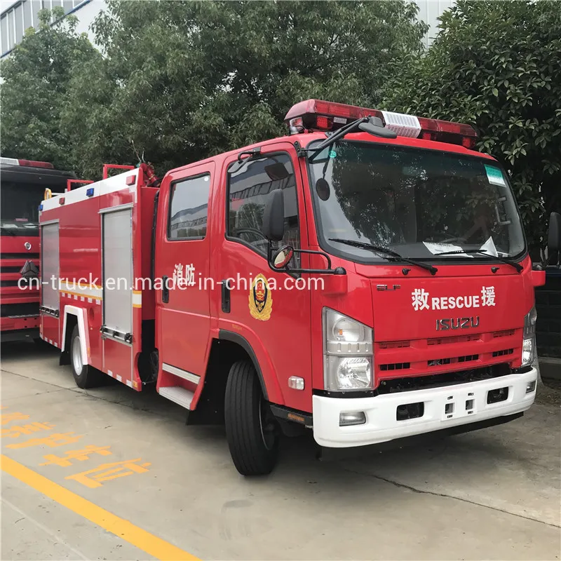 Factory Hotsales Isuzu 4000L 5000L Water Tank Fire Vehicle Fire Truck