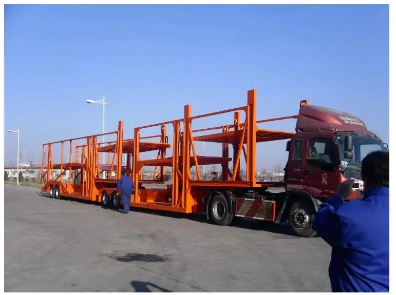 Factory Outlet Store Semi-Trailer 2 or 3-Axle Vehicle Transport Semi-Trailer